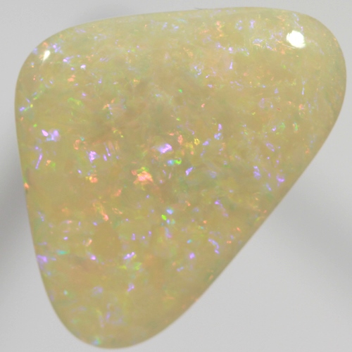SOLID CRYSTAL OPAL Double sided, bright Flag Harlequin pattern SEE VIDEO